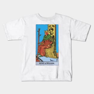 King of Wands - A Tarot Print Kids T-Shirt